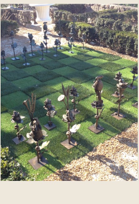 Formal private estate garden